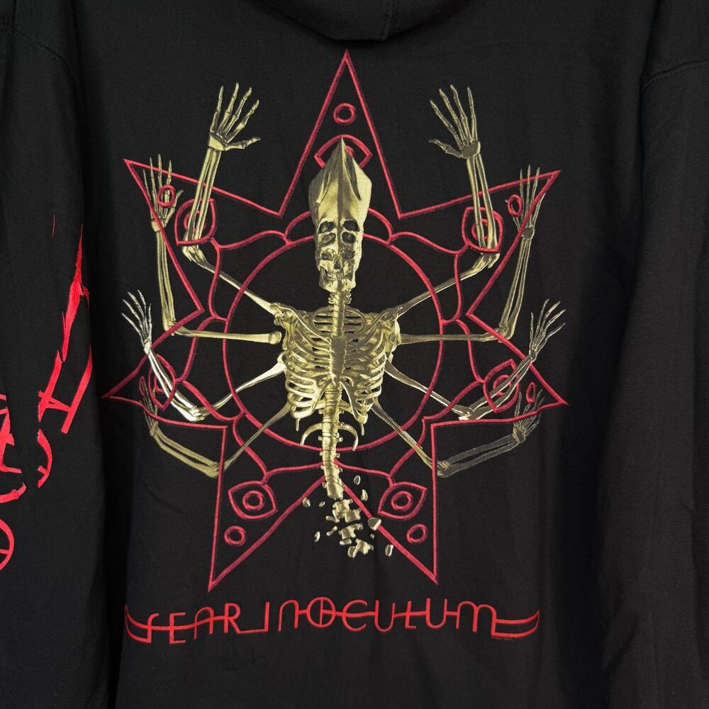 Tool Fear Inoculum Tour Hoodie Mens XL Zip Up Jacket Concert Merch Band Black - Picture 10 of 14
